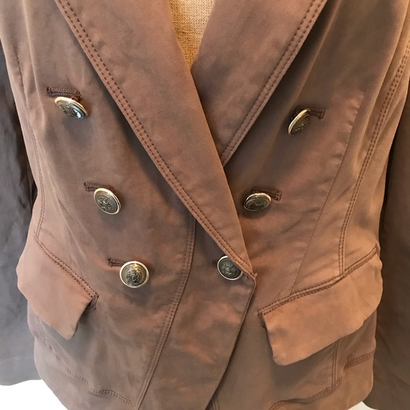WHBM double breasted gray jacket - Picture 7 of 14